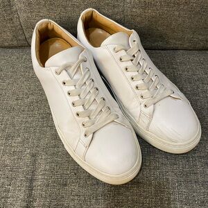 Thursday Everyday White Leather Low Sneakers Men Size 10